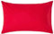 HOMESCAPES Taie d’Oreiller 50x75 cm en 100% Coton égyptien 200 Fils, Taie d’Oreiller rectangulaire Coloris Rouge