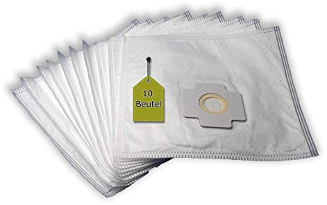 10 Staubsaugerbeutel kompatibel mit HANSEATIC 1500 Super Class, 10 Staubbeutel + 2 Mikro-Filter + 2 Motor-Filter, kompatibel mit Staubsaugerbeutel Swirl Z110