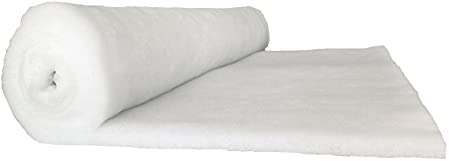 pemmiproducts Volumenvlies 400g/m², 1,5 m x 4 m, ca. 4 cm dick, 100% Polyester,Patchworkvlies, Polstervlies, Vliesstoff, Polsterwatte, Watte