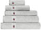 Tommy Hilfiger Handtuch aus Baumwolle, einfarbig, silberfarben, 50 x 100 cm