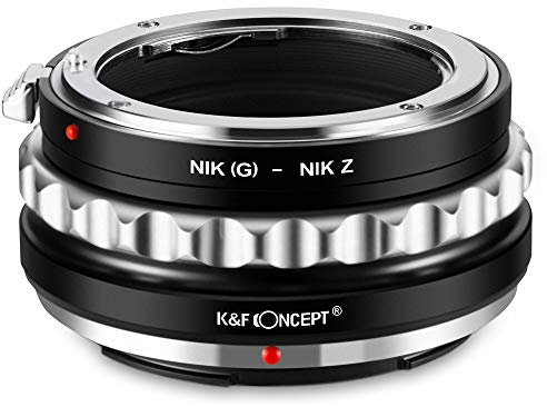 K&F Concept Lens Mount Adapter Compatible with Nikon G Mount Lens to Nikon Z Mount Camera Body