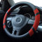 Pahajim Auto Lenkradhülle Lenkrad Abdeckung Microfiber Leder Anti Rutsch Lenkradabdeckung Breathable für LKW/Auto/Jeep/SUV, Universal 38(Rot)