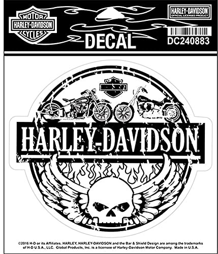 Harley-Davidson Aufkleber Winged Skull, MD