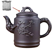 Maya Star Théière chinoise faite à la main en argile violette Yixing, grande capacité, Kongfu pour la maison A06