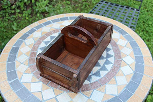 Gwenys Haus Ziegelform Holzschale mit Griff