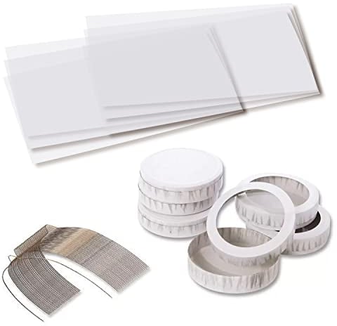 CREATIV DISCOUNT Laternen-Set mit 20 Käseschachteln, 25 Drahtbügeln & 25 Laternenzuschnitten, 22 x51cm