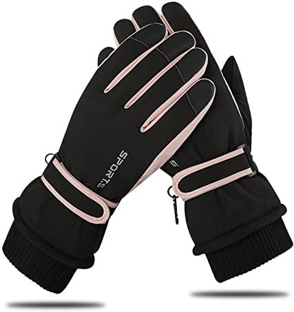 Andiker Ski Gloves Women Windproof Winter Warm Thermal Touchscreen Bike Cycling Gloves Snow Sports Snowboard Riding