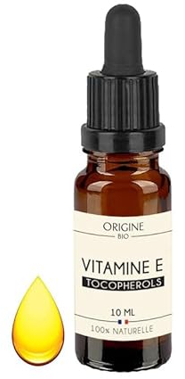 Origine Bio - Vitamine E Huile Liquide 100% Naturelle Tocophérol Cheveux Corps Peau Cosmétique Vitamine e oil Sans OGM