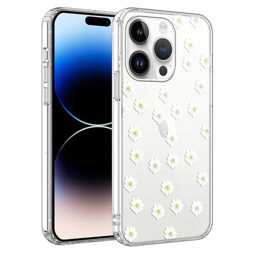 Phoona Custodia Compatibile con Apple iPhone 11 Pro MAX 6,5, Ultra Sottile Morbido TPU Clear Silicone Antiurto Protettiva Cover per iPhone 11 Pro MAX con Motivo Fiore 1 Disegno Case - Trasparente