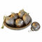 Loberon Weihnachtsschmuck 6er Set Miras, Zwei Designs, Handgefertigt, Nostalgischer Charme, Christbaumschmuck, Weihnachtsdeko, Weihnachten, Glas, Eisen, antiksilber