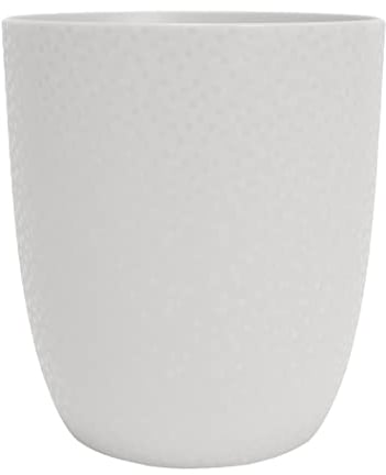 EDA - Cache-Pot Opale Ø 12,5 cm - Spécial Orchidées - Blanc Ivoire