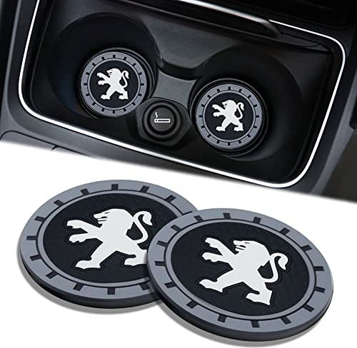2PCS Support Gobelet Porte-gobelet de Voiture pour Peugeot 107 207 407 408 206 306 307 308 406 806 3008 4008,Support Gobelet Voiture,Voiture Support Gobelet Accessoire