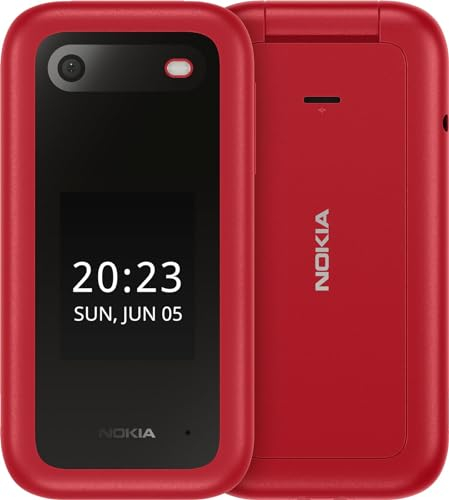 Nokia 2660 TA-1469 (Rot) DS 2,8 Zoll TFT LCD 240 x 320/128 MB/48 MB RAM/microSDHC/BT