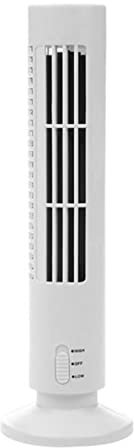 DieffematicKTY Aire Acondicionado Portatil Mini Vertical Leafless Air Conditioner Handheld Portable Air Cooler (Color : White)