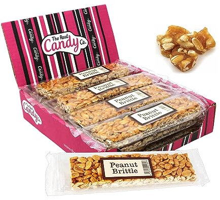 Peanut Brittle Retro Sweet Bar 100g (12 Bars(Full Box))