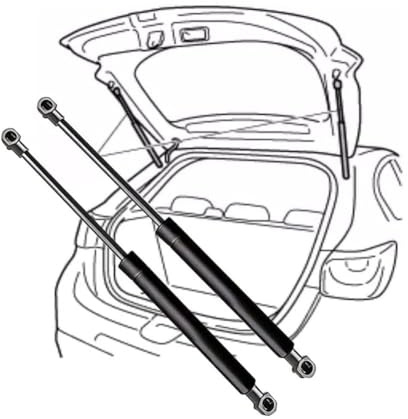 MARUE 2 amortiguadores de Gas para Toyota Avensis T25 Estate 2003-2008(OEM:6896005060)-48.7cm Amortiguadores de Gas para Maletero, Puntales de Gas de Portón Trasero