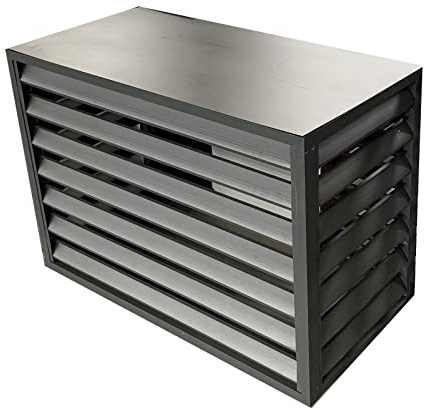 Air Conditioner Fence Screen Outdoor Air Conditioner Rack- Anti-Theft Sturdy Aluminum Ac Cover - Pool Equipment Privacy Screen Trash Can Enclosure, Hid Garden Shed Air Conditioner Outer Cover