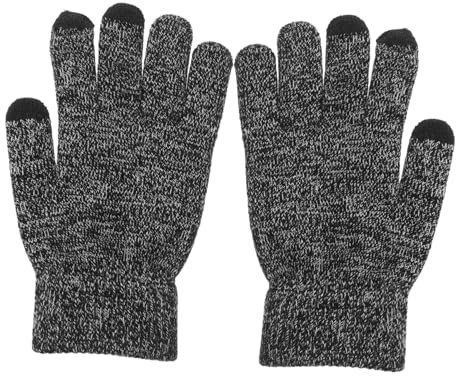 Toddmomy 1 Paar Strickhandschuhe Für Herbst Und Winter Fitnesshandschuhe Damen Laufhandschuhe Herren Wanderhandschuhe Sonnenschutzhandschuhe Angelhandschuhe Warme Hände Stricken Frau Angeln