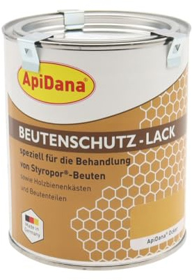 Beutenschutz Lack 750 ml ockerbraun Apidana Bienenbeute Lasur Imkerei Imker Bienen