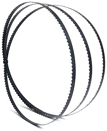 2 uds 1575X6,35X0,35mm hoja de sierra de cinta 6 10 15 TPI herramientas de corte de madera for Total Ts730301 for Lumberjack BS228 9 sierra de cinta de madera(Size:15 TPI)