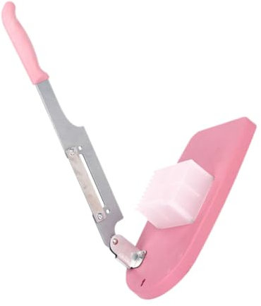 Manueller Lammfleischschneider aus Edelstahl, Rosa, für Zuhause
