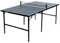 OneTeam Tischtennisplatte 180x102x76 cm | Indoor Ping-Pong Tisch klappbar mit Netz | Kompakt & platzsparend, MDF-Platte, Dunkelblau