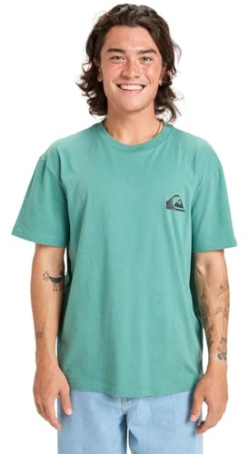 Quiksilver Short-Sleeved T-Shirt EV Mini Logo SS Men's Green L