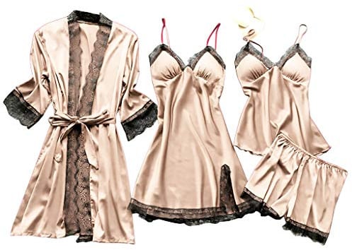 Cocila Lack Latex Dessous Frauen Nachtkleid Spitze Set Schlafanzüge Seidenkleid Bademantel Unterwäsche Babypause Schlafanzüge Damen Spitze Dessous Women's Baby Dolls Chemises Negligees