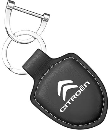 ZGNBKLS Porte Clef Voiture pour Citroen C1 C2 C3 C4 C5 C6 C8 C4L DS3 DS4 DS5 DS6, Durable Porte Clé Voiture Accessoires pour Clés de Voiture,A