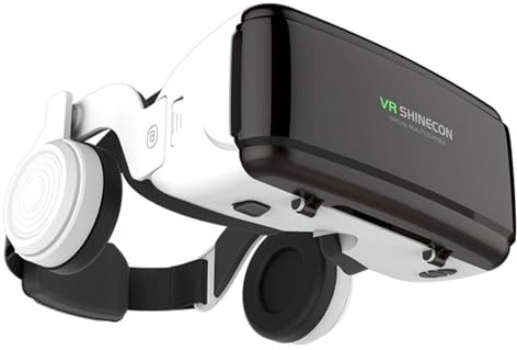 Djowyh 3D VR -Brille, Virtual Reality Headset - Einstellbare Virtual -Reality -HD -Objektive Brillen 3D für Handy,VR-Brille Anti-Blau-Licht für Kinder und Erwachsene