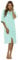 GM Apparel Women’s Zip Up Bathrobe Dressing Gown - 100% Cotton Ladies Terry Towelling Bath Robes - Highly Absorbent Towel Robes (12-14, Mint)