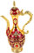 ULTECHNOVO Jarra De Vino Forjada ' Jarra De Vino Vintage Cafetera Roja