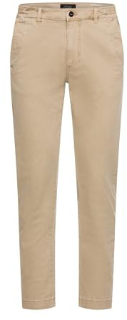 camel active Herren Chinohose aus Baumwolle mit elastischem Bund Regular Fit