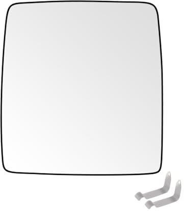SENZEAL Cristal de Retrovisor Calefactable Lado del Conductor para Opel Combo C 2001-2011 (Izquierda)