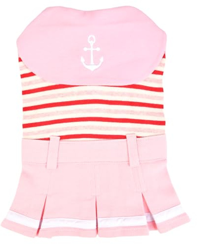 Nautical Hundebekleidung Pink M