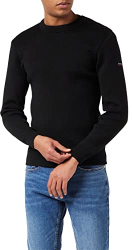 Armor Lux Herren Marin Uni Fouesnant Pullover, Noir (010 Noir), L EU