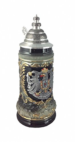 Zöller & Born Bierkrug Zinn Deutschland Adler Seidel 0,5 Liter Bierseidel ZO 1423/6069