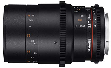Obiettivo Samyang per Sony E 100mm Macro T3.1 VDSLR nero