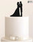 Cake Topper, Tortenstecker, Tortenfigur Acryl, Tortenständer Etagere Hochzeit Hochzeitstorte (Schwarz) Art.Nr. 5251