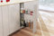REJS Pull Out Soft Close Wire Basket Kitchen Storage Unit 150-200 mm Variant Multi (200mm BLUM, chrome right)