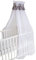 roba Babybett Himmel, hellgrau, aus 16% Baumwolle, 84% PES, 160 x 250 x 0,5