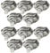 10x Metal Electric Fence Poly Wire Rope Cord Joiner connector Connection 3mm
