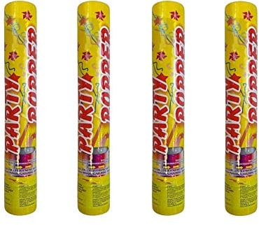 Konfetti, Party-Popper 30 cm GOLD, 5m Effekthöhe, Konfetti-Shooter, Konfetti-Kanone, Konfettikanone für Silvester, Geburtstag, Private Partys, Private Feiern, Konfeti, Confetti (4)