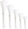 Oksdown Lot de 300 Pièces Serre Câble Blanc Plastique Lourd Collier de Serrage Rilsan Nylon Attaches Cable Zip Ties Assortiment 100/150/200/250/300mm de Long, 2,5/3,6mm de Large