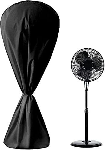 BOSKING Cubierta de ventilador a prueba de polvo, impermeable, Oxford 420D, pedestal de pie, redondo, cubierta de polvo para ventilador eléctrico de interior y exterior, para ventiladores de patio