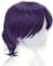 Perruque de Cosplay Violette pour Homme, Courte Anime Male Guy Quotidien Cosplay Party Perruques pour Cosplay Costume Party Halloween, Perruque Synthétique Moelleuse Naturelle