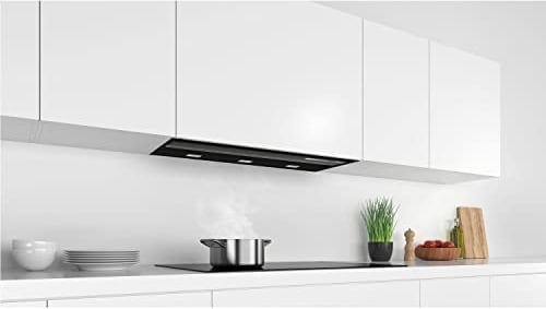 Bosch DBB97AM60B Series 6, Built-in Integrated Design Hood 90 cm clear glass black printed