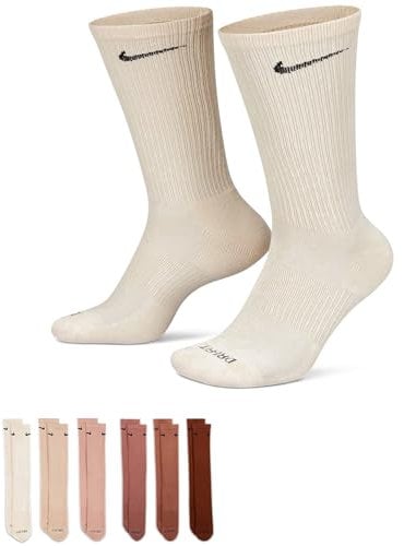 Nike Men's Calzini U Nk Ed Pls Csh Crw 6Pr - 132, Multi-Color, SX6897-904, S