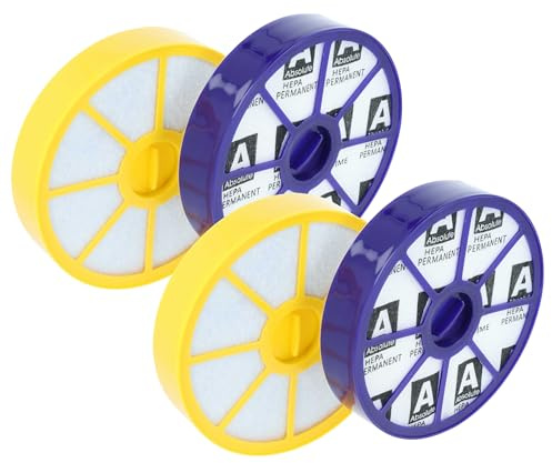 vhbw 2x Vormotor-Filter, 2x HEPA-Nachmotor-Filter kompatibel mit Dyson DC14, DC15, DC08, DC05 Staubsauger