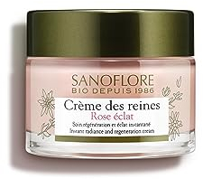 Sanoflore – Crème des Reines Rose Eclat – Crème anti-âge éclat certifiée bio – Edelweiss Bio – Vitamine C – 50 ml